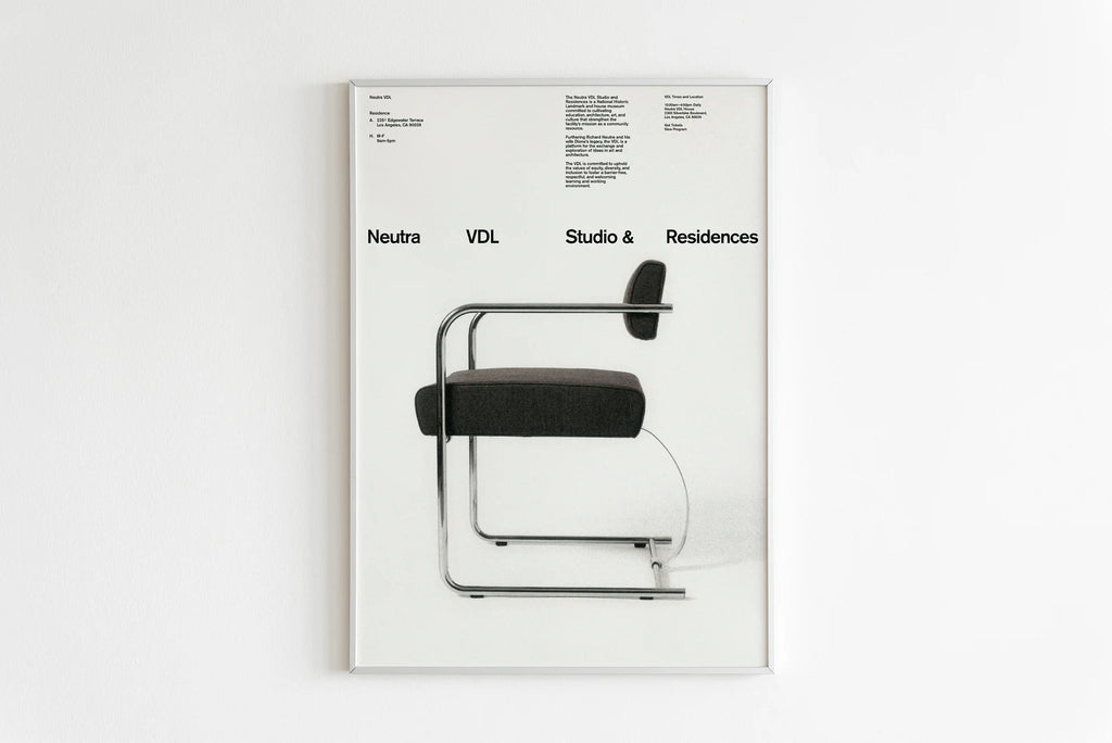 Iconic Mid-Century Chairs Poster