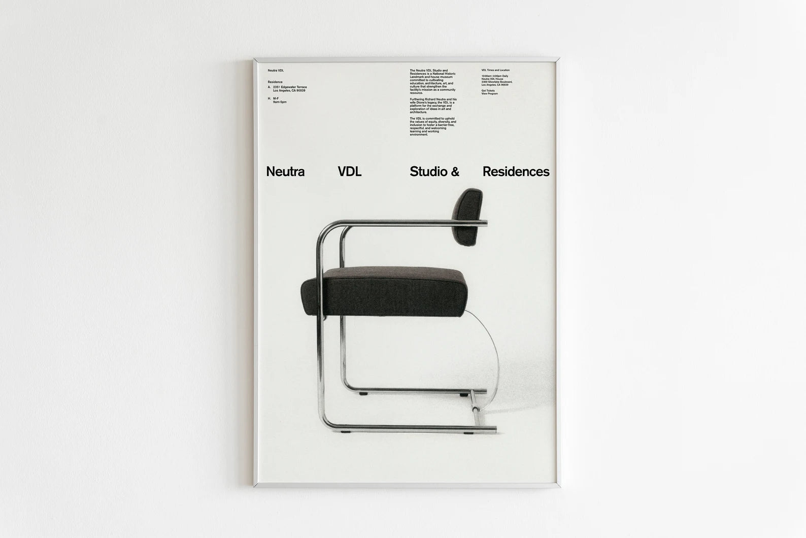 Iconic Mid-Century Chairs Poster