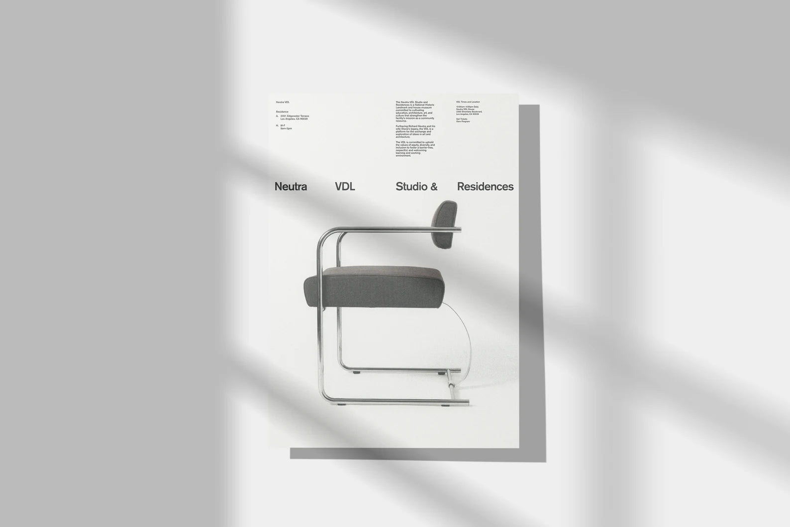 Iconic Mid-Century Chairs Poster