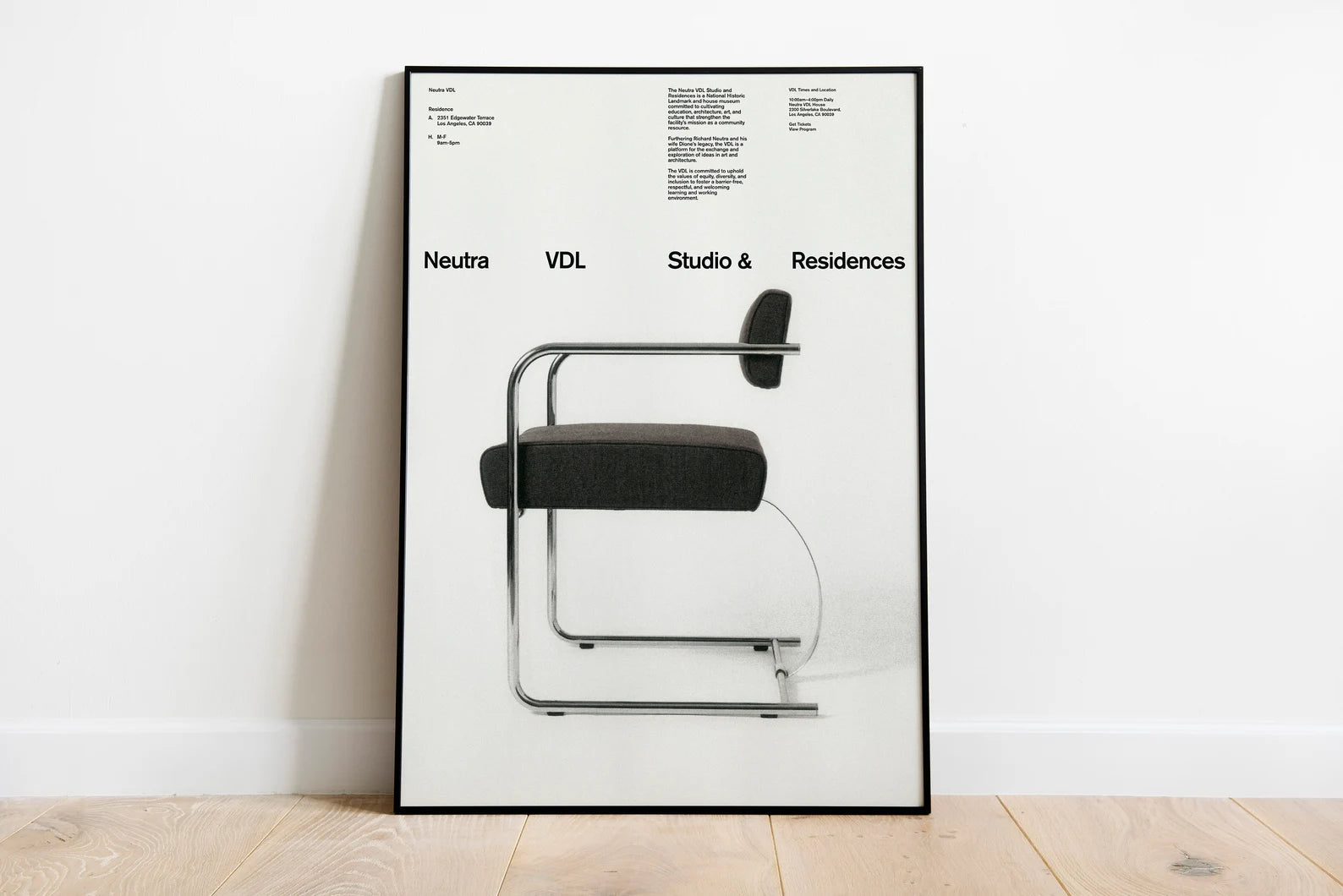 Iconic Mid-Century Chairs Poster