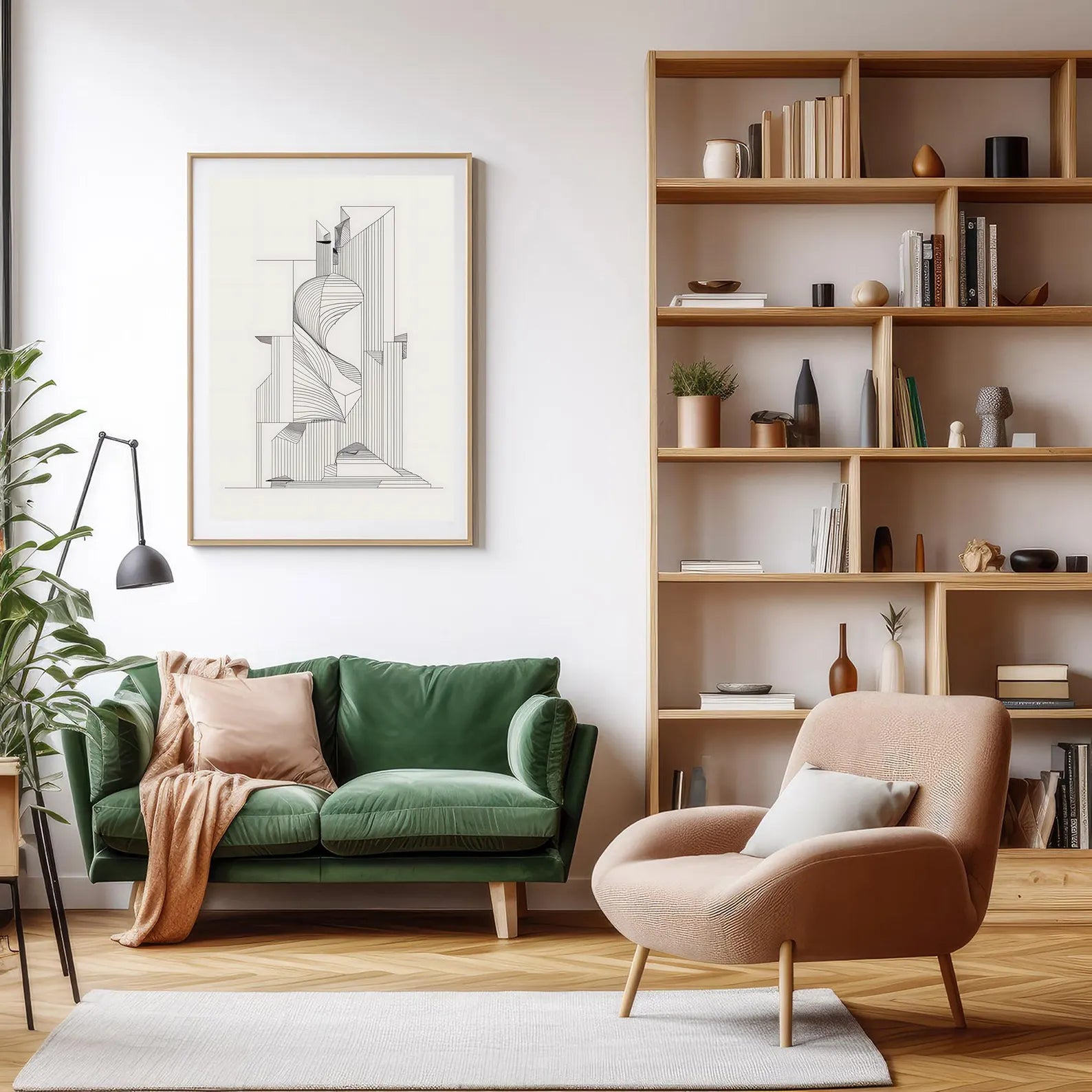 Architectural Line Art Print