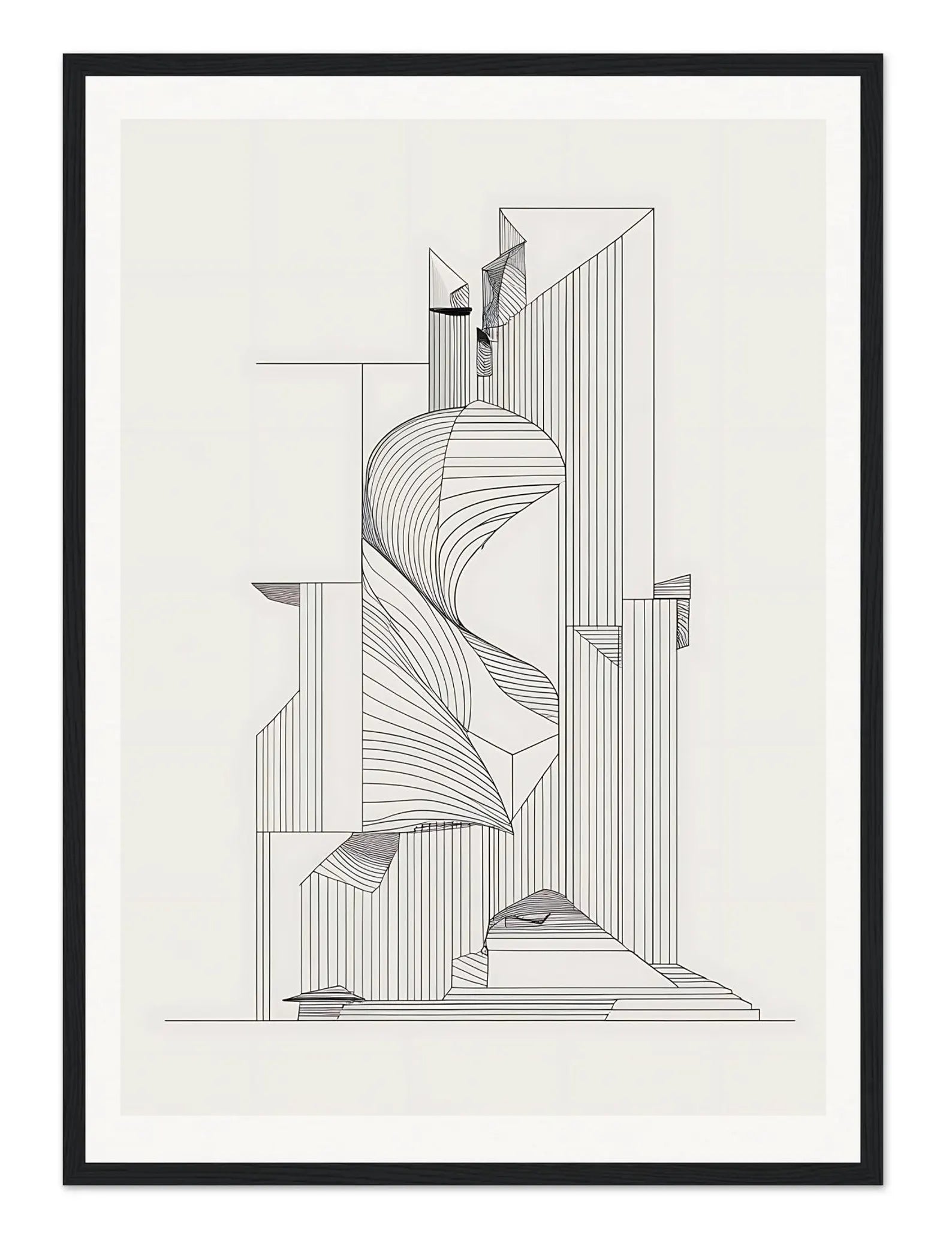 Architectural Line Art Print